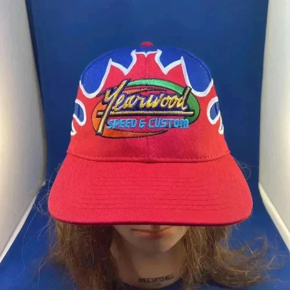 Yearwood Speed & Custom Red Flame Cap Vintage - Picture 1 of 4